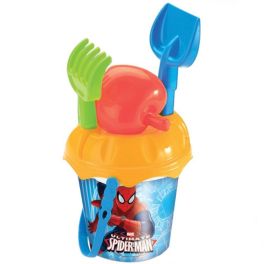 [PI3168] Balde Pequeño con Juguetes de Playa Marvel Spider Man 3a+