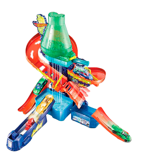 [MTCCP76] Hot Wheels -  Pista Laboratorio Científico Cambian de Color 4-8a