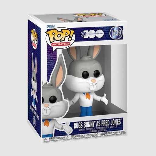 [FK69424] Figura Funko Pop! WB 100 (1239) Bugs Bunny As Fred Jones 3a+