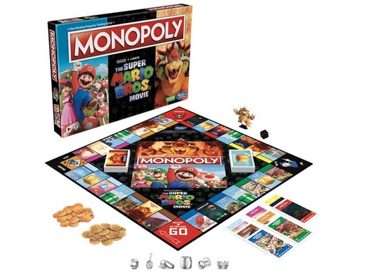 [HBF6818] Hasbro Games - Juego de Mesa Monopoly Super Mario Bros La Pelicula 8a+