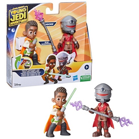[HBF7961] Figuras Star Wars Young Jedi Aventures Duelo con Sables de Luz Set/2 3a+