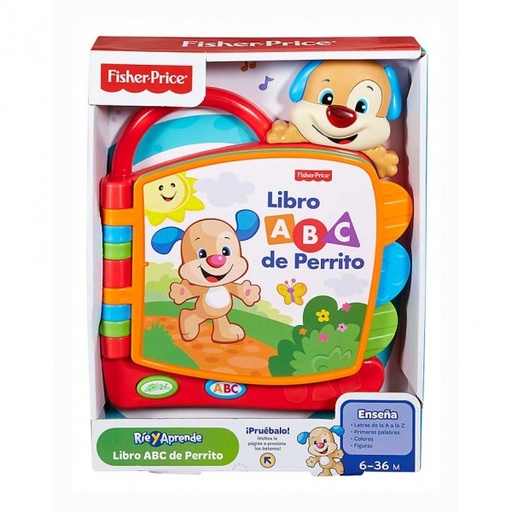 [MTDLH74] Fisher Price /  Libro ABC de Perrito 636m