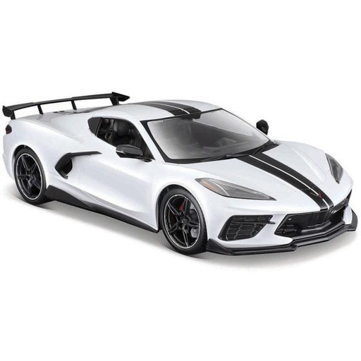 [MB31534B] Carro 1:24 SE 2020 Chevrolet Corvette Stingray Coupe High Wing Blanco 3a+ (070276)