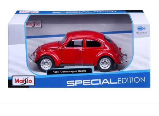 [MB31926R] Carro Volkswagen Beetle Rojo Esc:1:24 3a+(319269)