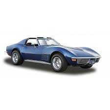 [MB31202A] Carro Corvette® Azul Metálico 1970 Esc:1:24 3a+ (088356)