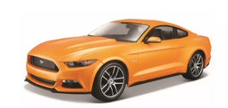 [MB31508N] Carro Ford Mustang GT Naranja Metálico 2015 Esc:1:24 3a+ (072515)