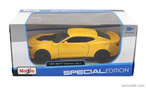 [MB31512Y] Carro Chevrolet®Camaro zL12017 Esc:1:24 Amarillo 3a+ (067986)