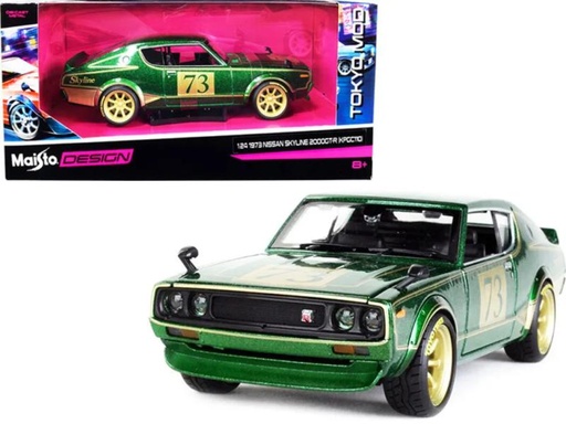 [MB32539] Carro Nissan Skyline 2000 GTR 1973 TMODS Esc:1:24 8a+(325390)