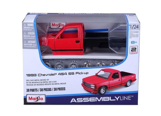 [MB39239] Carro PickUp Chevrolet 454 SS 1993 de Armar Esc:1:24 8a+