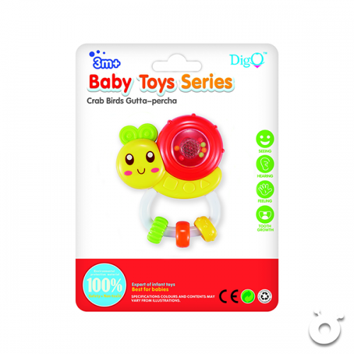 [DG3352] Sonajero con Luz y Sonido Abeja Caracol 3m+