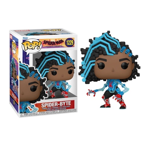 [FK65728] Figura Funko Pop! SpiderMan (1229) SpiderByte 3a+