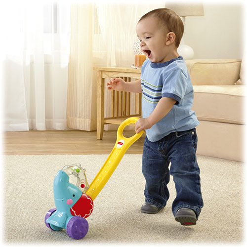 [MTY8651] Fisher Price /  Elefante Camina Conmigo 1236m