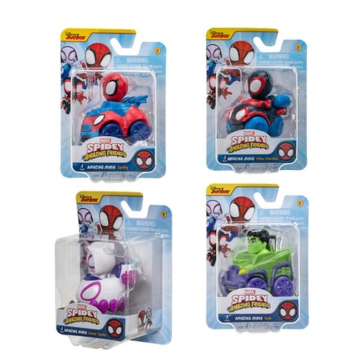 [JZSNF0087] Mini Vehiculos Spidey and his Amazing Friends 3a+ ( Surtido de 4 Se Venden por Separado )