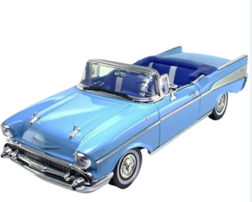 [MX73175] Carro 1:18 Chevy Bel Air 1957 Celeste 8a+