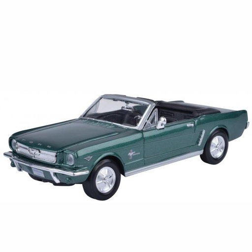 [MX73212] Carro 1964 ½ Ford Mustang 1:24 GrisVerde 3a+