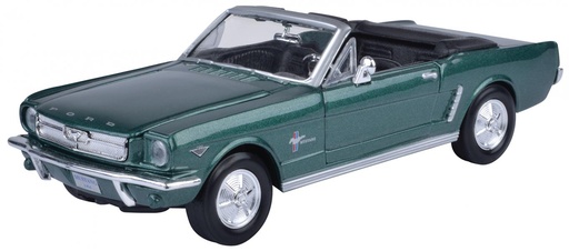 [MX73212] Carro 1964 ½ Ford Mustang 1:24 GrisVerde 3a+