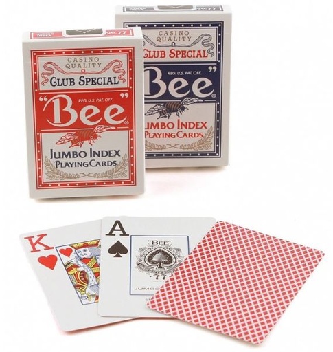 [NP77] Baraja Bee Jumbo Index Surt/2 Club Special  (00779)