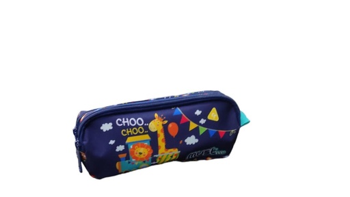 [DK585495] Cartuchera Must Energy 21X6X9 cm 2 Cremalleras. Little Train