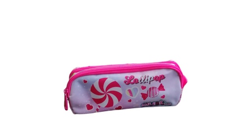 [DK585503] Cartuchera Must Energy 21X6X9 cm 2 Cremalleras. Lollipop