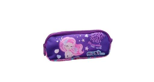 [DK585507] Cartuchera Must Energy 21X6X9 cm 2 Cremalleras. Mermaids Are Real
