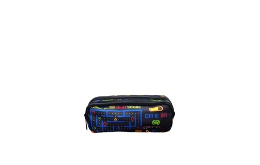 [DK585516] Cartuchera Must Energy 21X6X9 cm 2 Cremalleras. High Score
