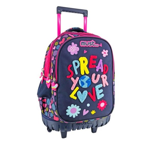 [DK585524] Salveque con Rodines Must 34X20X44 cm 3 Compart Fuera De Lo Común