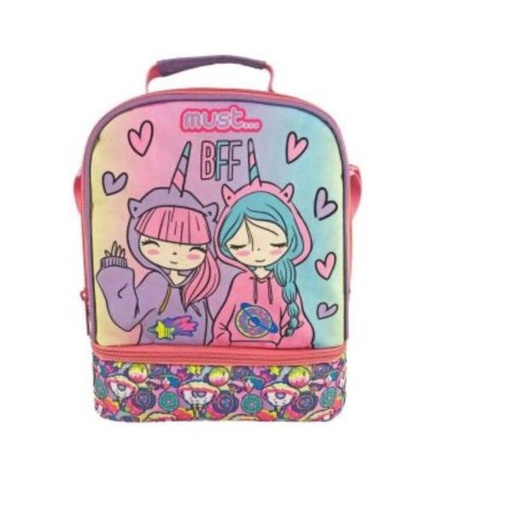 [DK585537] Lonchera Must Yummy 22X16X28 cm Isotérmica, Mejores Amigos Para Siempre (Bff)