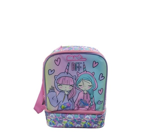 [DK585537] Lonchera Must Yummy 22X16X28 cm Isotérmica. Mejores Amigos Para Siempre (Bff)