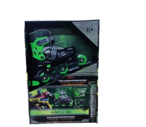 [PI11404L] Patines en Línea de Transformers T3538 Ajustables 6a+