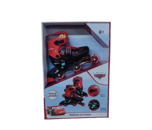 [PI16125L] Patines en Línea Cars T35-38 Ajustables 5a+