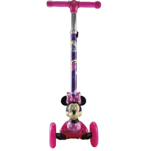[PI10788] Scooter 3 Ruedas Disney Junior con  Luz de Minnie 3a+
