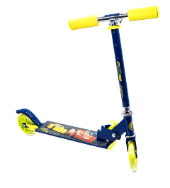 [PI16367] Scooter Plegable 2 Ruedas C/Luz  de Disney Pixar Cars 5a+
