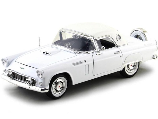 [MX73176] Carro 1:18 Ford Thunderbird 1956 Blanco 8a+
