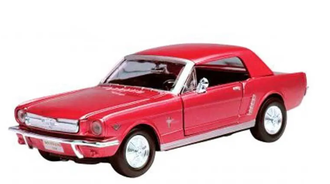 [MX73273] Carro 1:24 1/2 Ford Mustang 196 / 4 3a+ ( Surtido de 2 Se venden por separado / Negro Rojo )