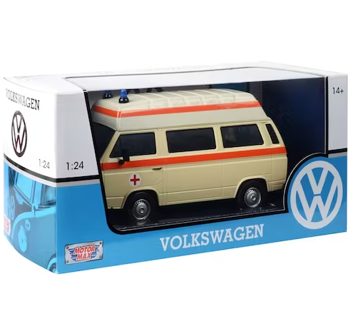 [MX79595] Carro 1:24 Volkswagen Ambulancia de Techo Alto 14a+
