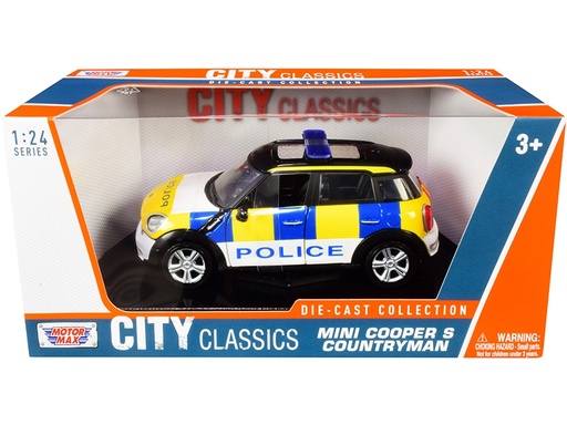 [MX79751] Carro 1:24 Mini Cooper S Countryman de Police 3a+