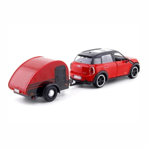 [MX79761] Carro 1:24 Mini Cooper S Countryman Camper Rojo 3a+