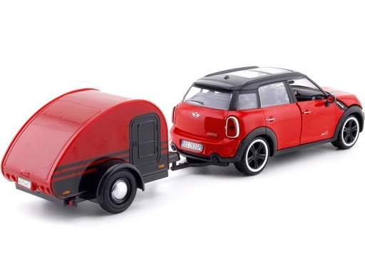 [MX79761] Carro 1:24 Mini Cooper S Countryman Camper Rojo 3a+