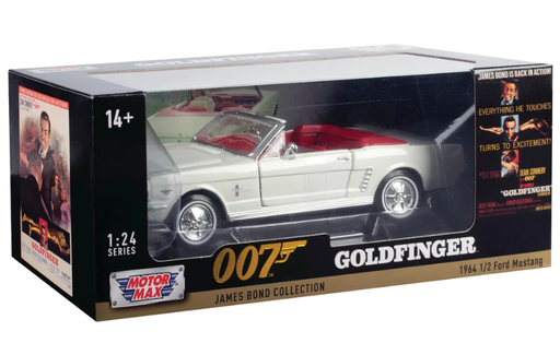 [MX79852] Carro 1:24 1/2 Ford Mustang 1964 James Bond 14a+ Goldfinger