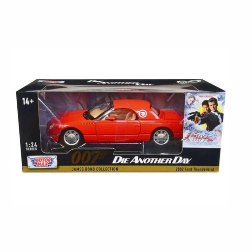 [MX79853] Carro 1:24 Ford Thunderbird 2002 James Bond 007 14a+