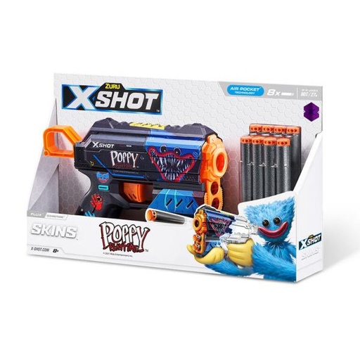 [ZU36649] Lanzadores Xshot Skins Poppy Playtime 8a+ ( Surtido de 4 Se venden por Separado )