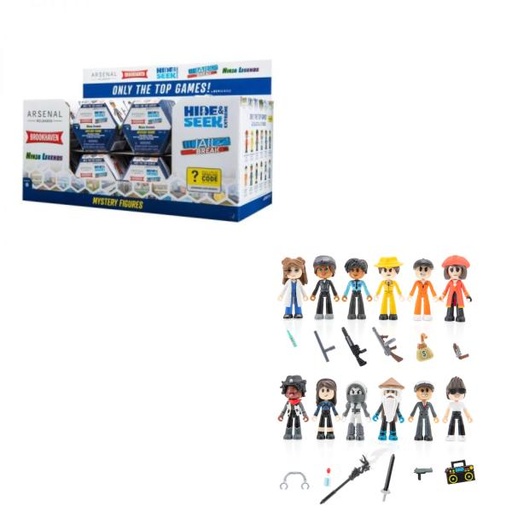 [JZCRS0038] Figuras coleccionables sorpresa, varios modelos, código incluido, Roblox Dev Series Displ/24 3a+ (516002)