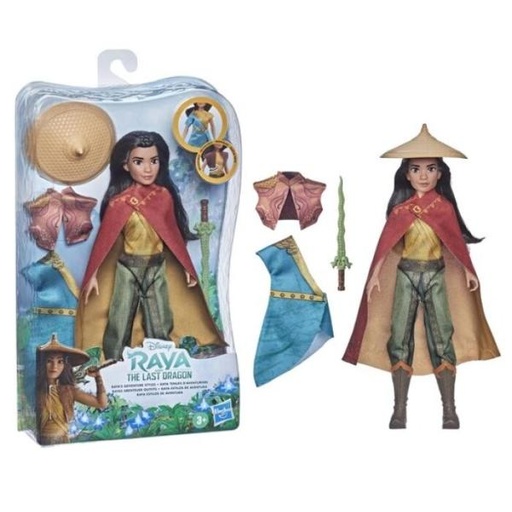 [HBF1196] Muñeca Disney Princesa Raya y la Leyenda del Dragon 3a+
