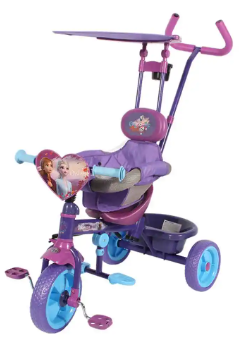[PI10810FR] Triciclo de Empujar con Toldo y Canasta Frozen 1.5a+