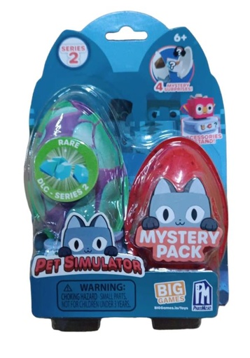 [BTCB1812] Figuras Simulador de Mascotas Set de 2 6a+ Pet Simulator ( Surtido de 4 Se venden por Separado )