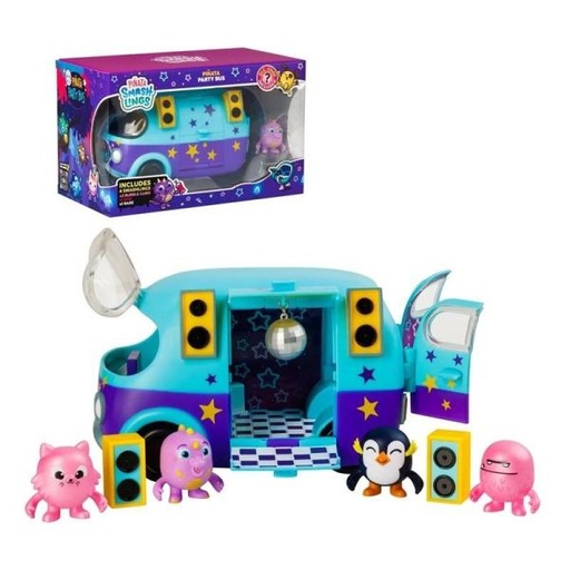 [BTSL9005A] Set de juego bus fiesta Smashlings