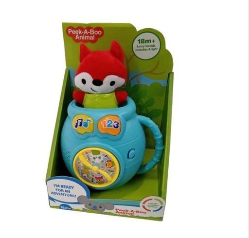 [WW19123] Zorro Peek-A-Boo 18m+c/ Luz y Sonidos (450324)