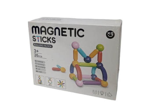 [WWXCC11] Bloques Magnéticos de Construcción 26 pzs 3a+ (451109)