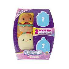 [JZSQM0239] Peluches Mini Squishmallows Set de 4 / 0m+