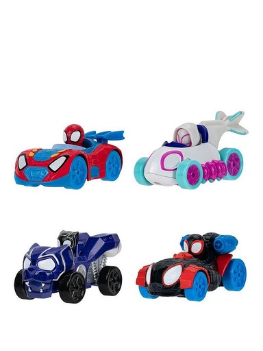 [JZSNF0200] Vehiculos Spidey and his Amazing Friends Set de4 / 3a+